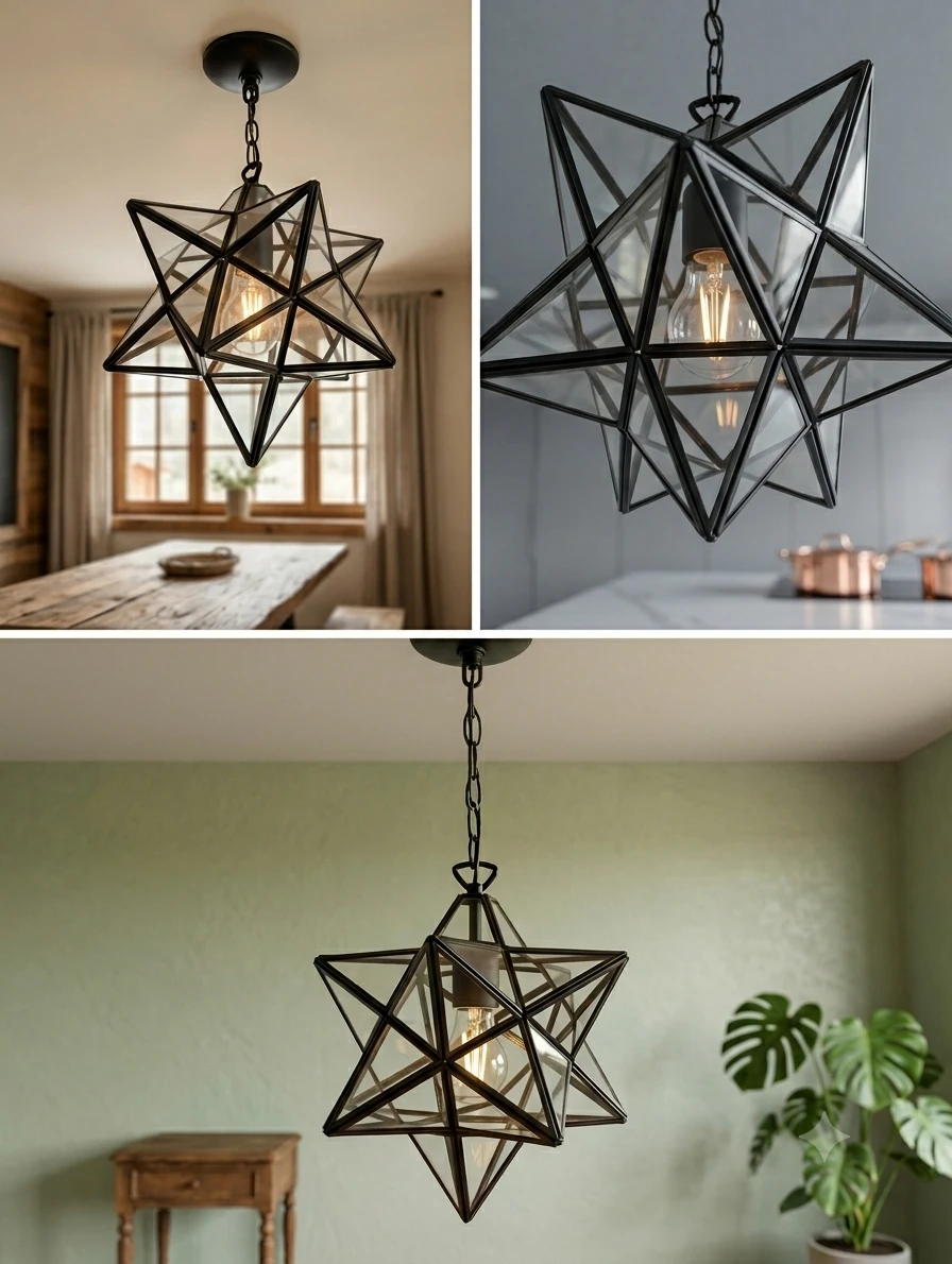 Star Pendant Light Fixtures