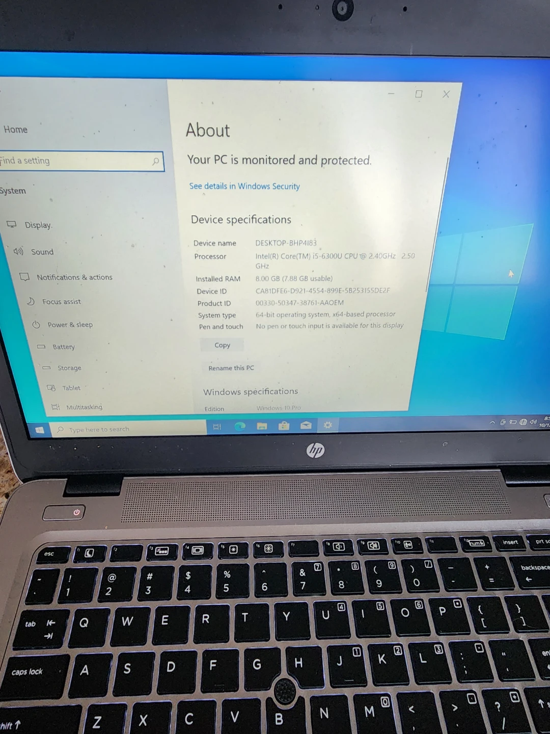 HP EliteBook Laptop - Intel Core i5