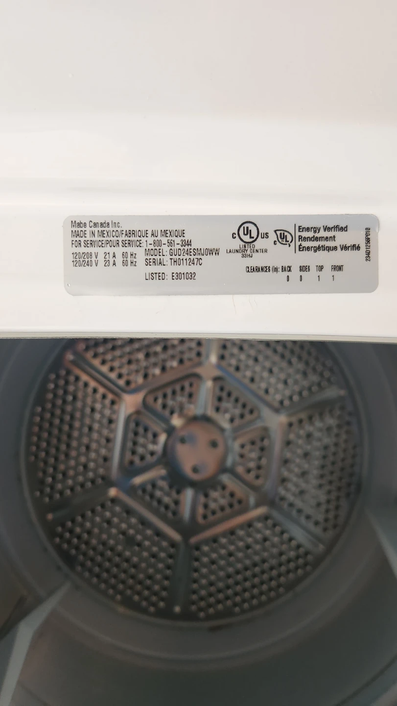 GE Washer Dryer Combo