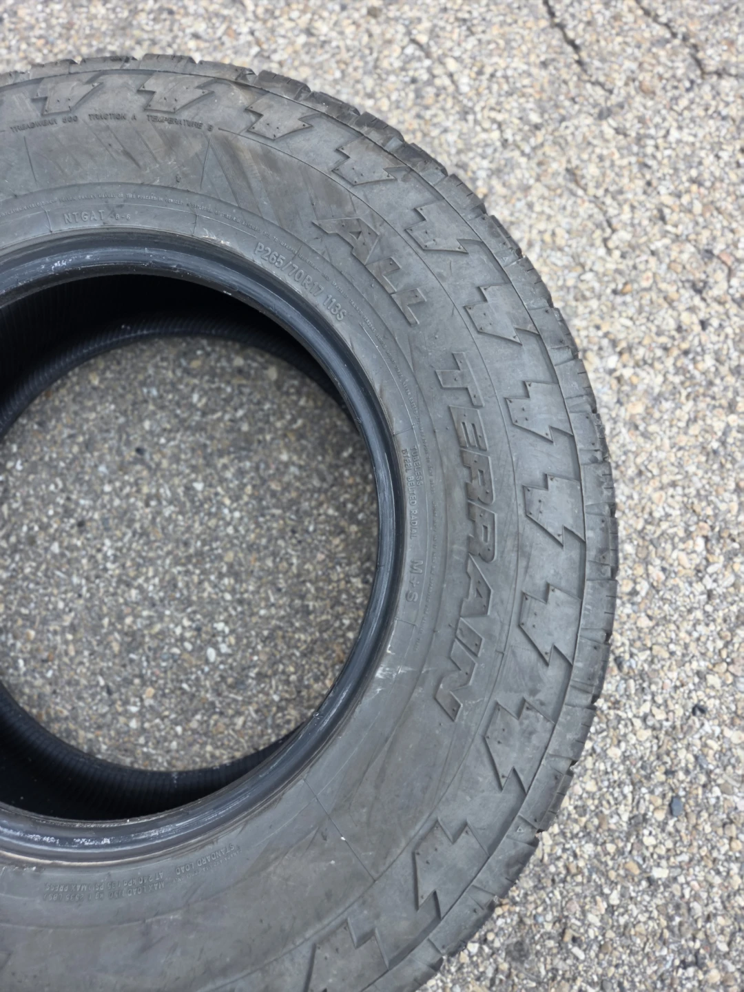 2 tire Nitto Terra Grappler All Terrain P265/70R17 ) - photo 4