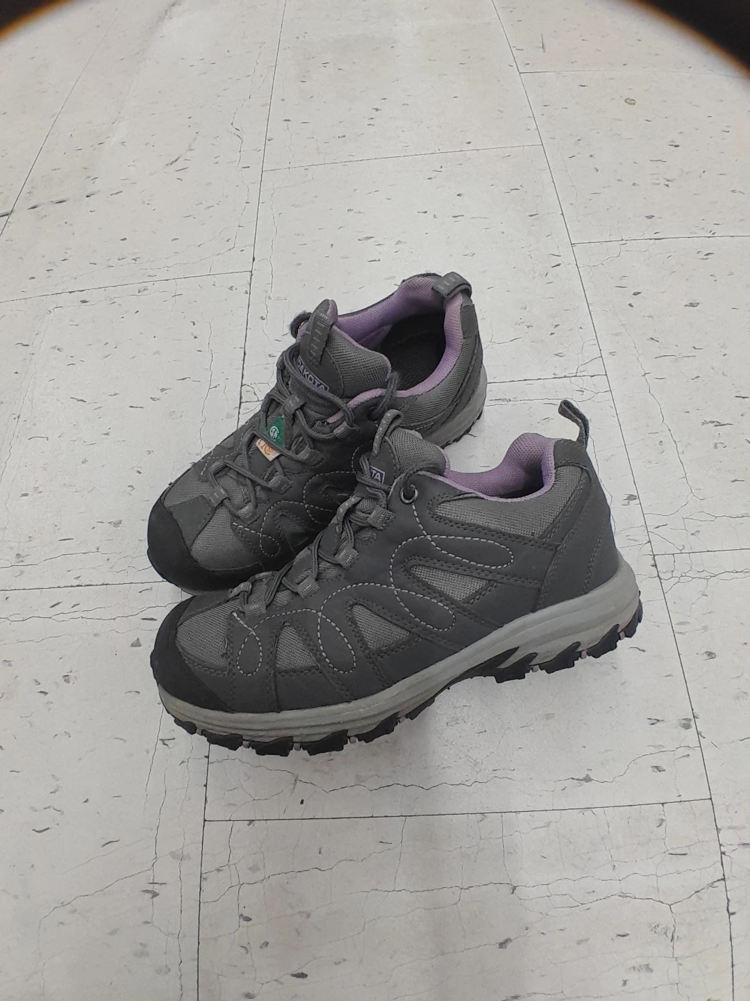 Dakota Women's Safety Shoes - Grey/Purple Size 7.5 - photo 3
