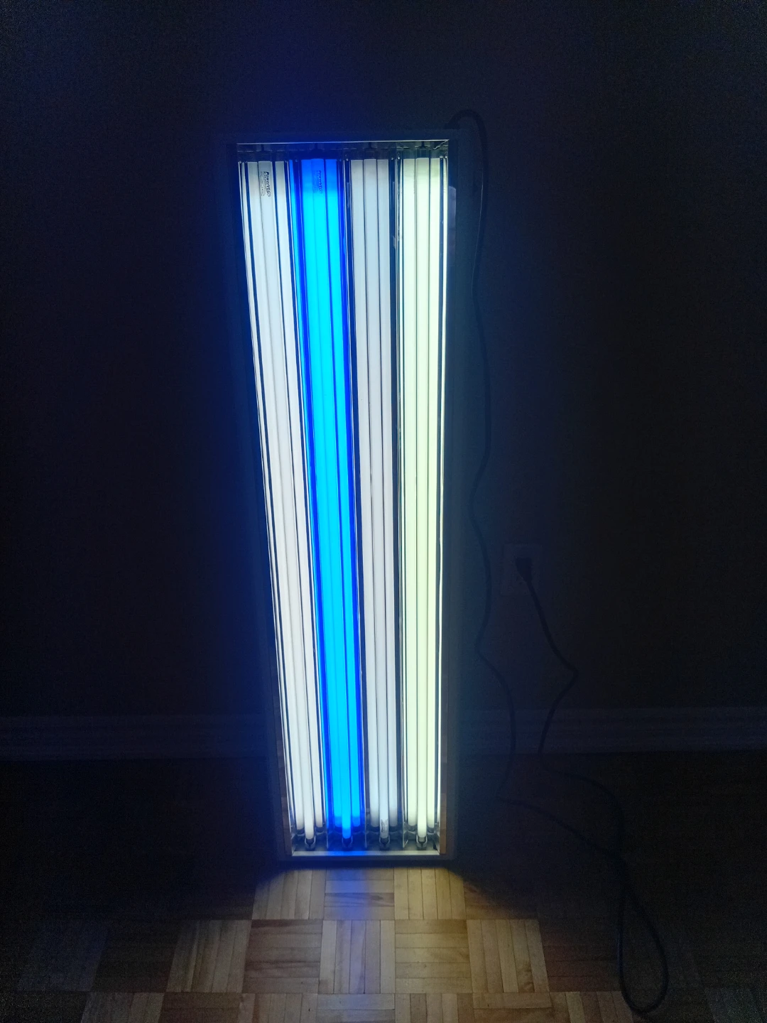 Fluorescent Light Fixture with Bulbs - photo 2