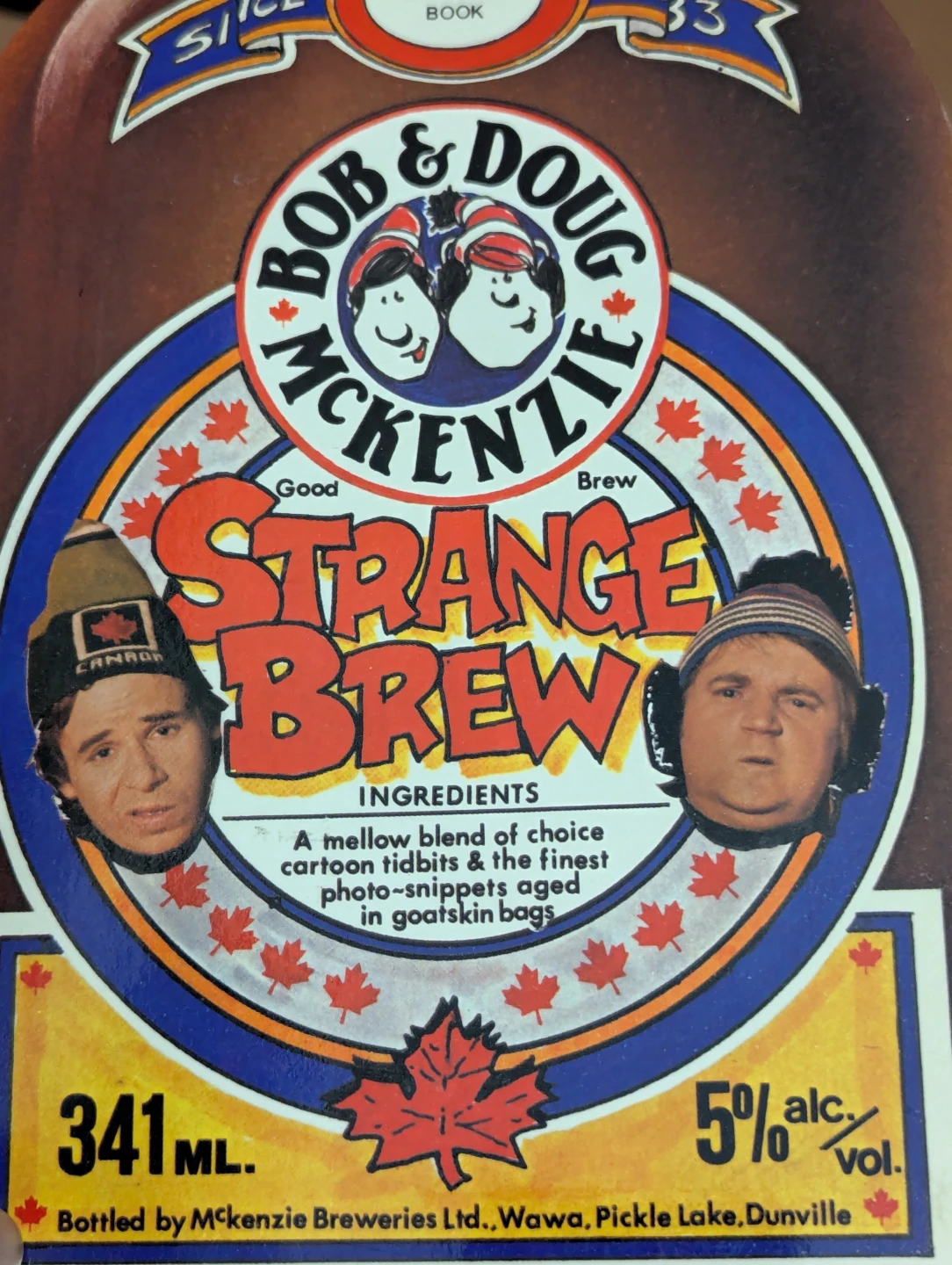 OFFERS: RARE Vintage 1983 Bob & Doug McKenzie Strange Brew book - photo 5