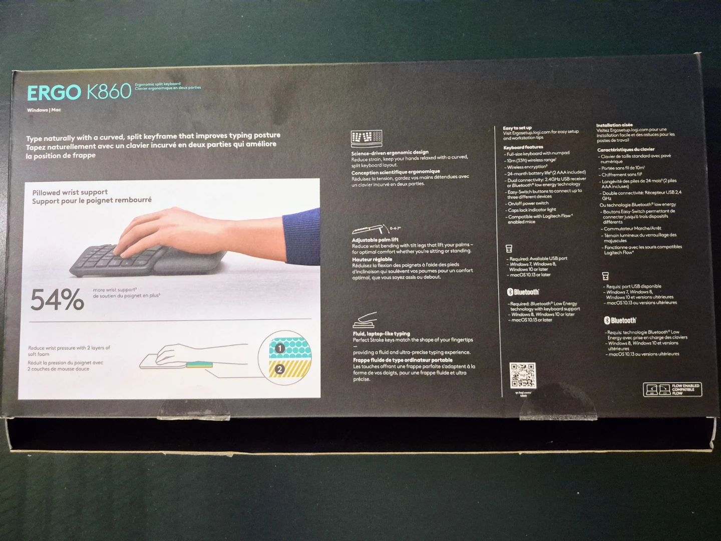 Logitech ERGO K860 Ergonomic Keyboard - photo 3