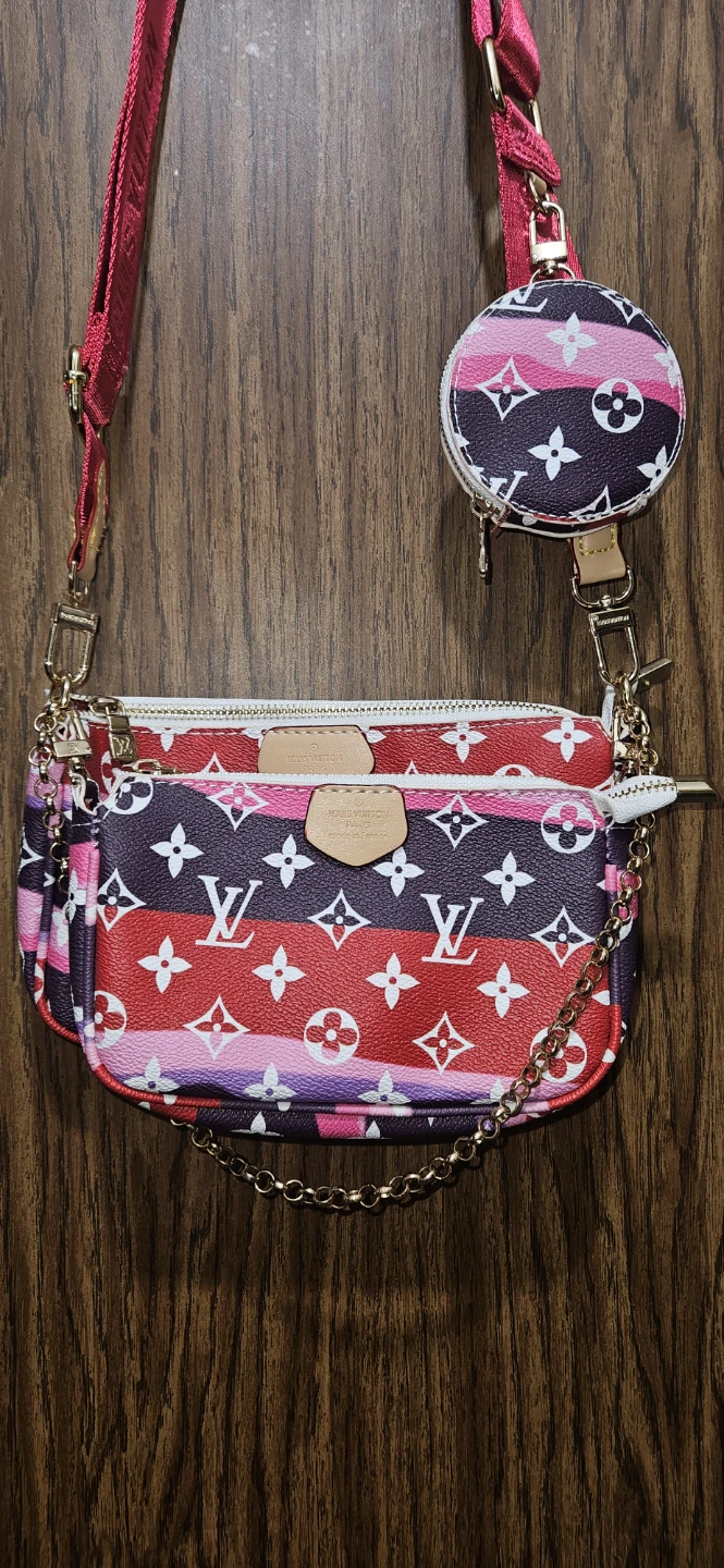 Multi Pochette Accessoires Bag Pink Gradient Monogram - photo 2