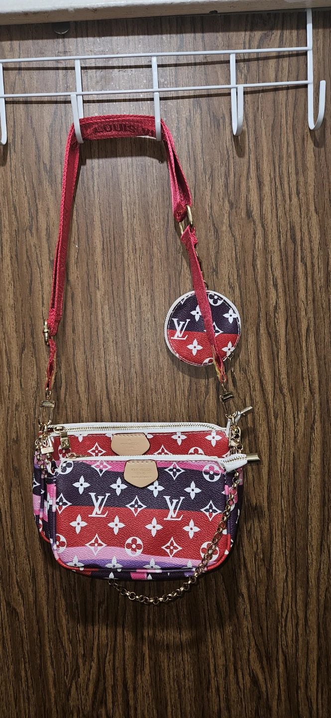 Multi Pochette Accessoires Bag Pink Gradient Monogram - photo 3