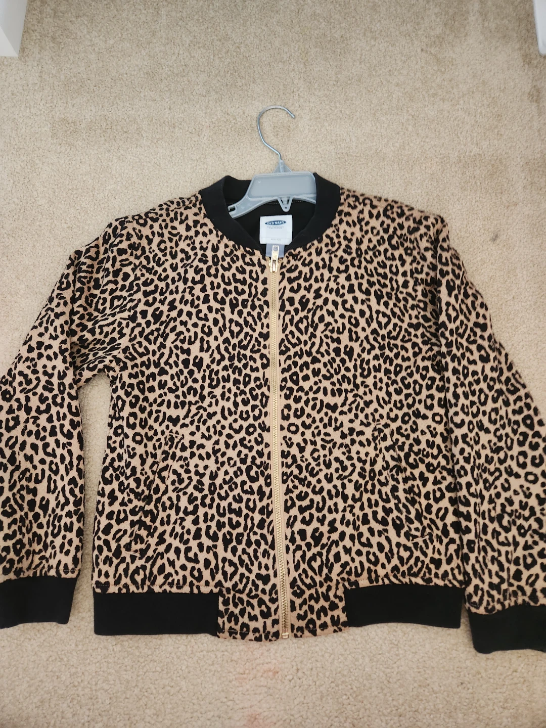 Old Navy Leopard Print Jacket Size M (8)