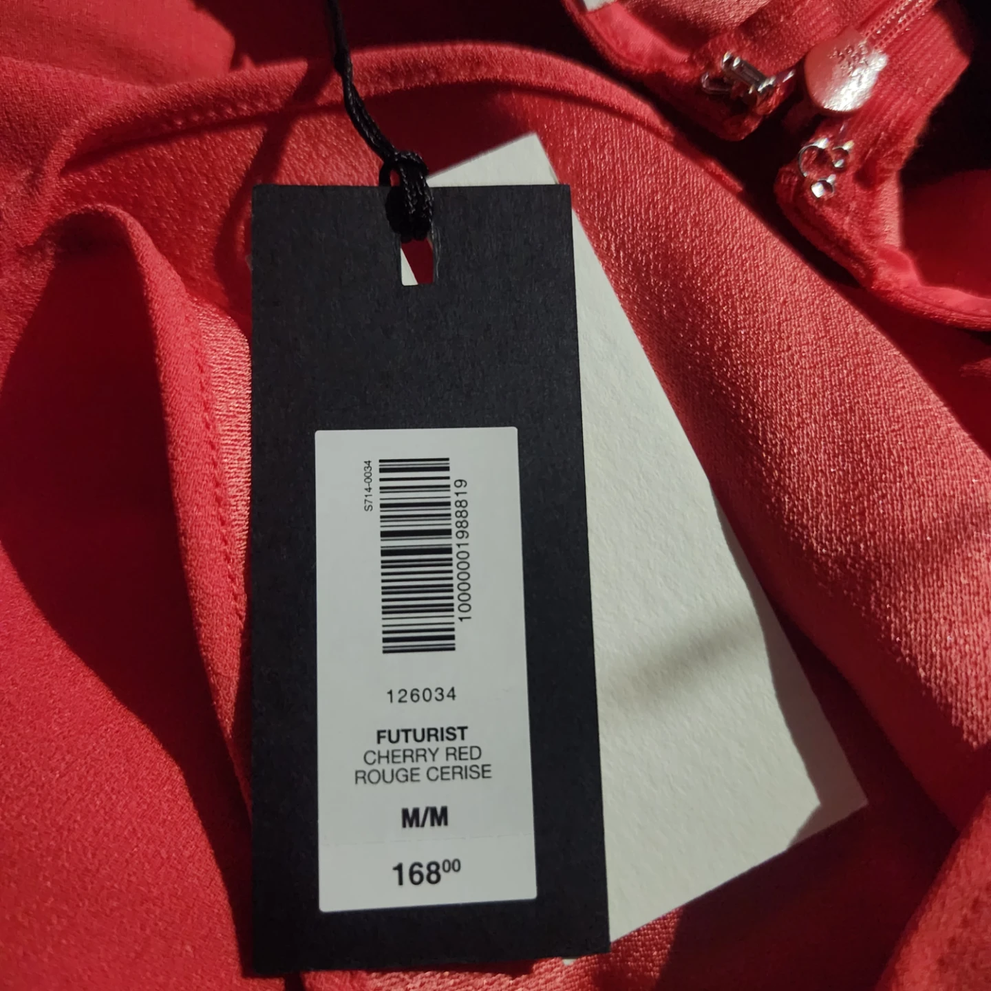 NWT Aritzia Babaton Futurist Dress Cherry Red M - photo 3