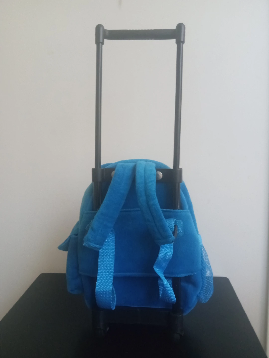 Blue M&M Plush Rolling Backpack - photo 3