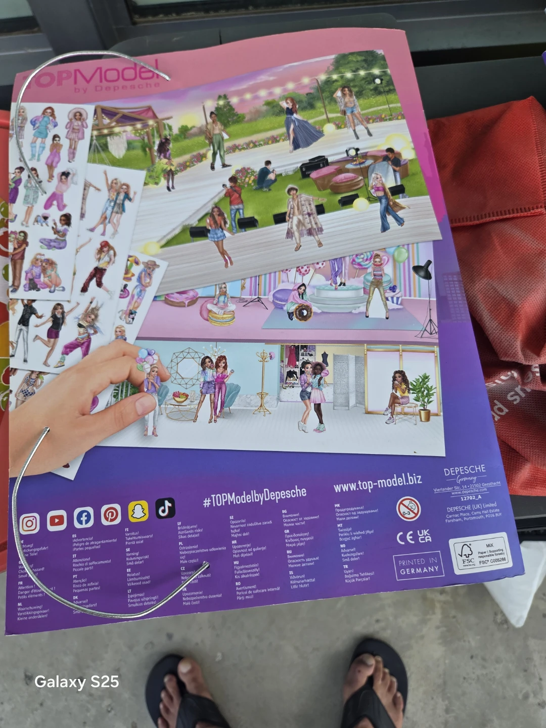 TOPModel Stickerworld Book by Depesche - photo 5