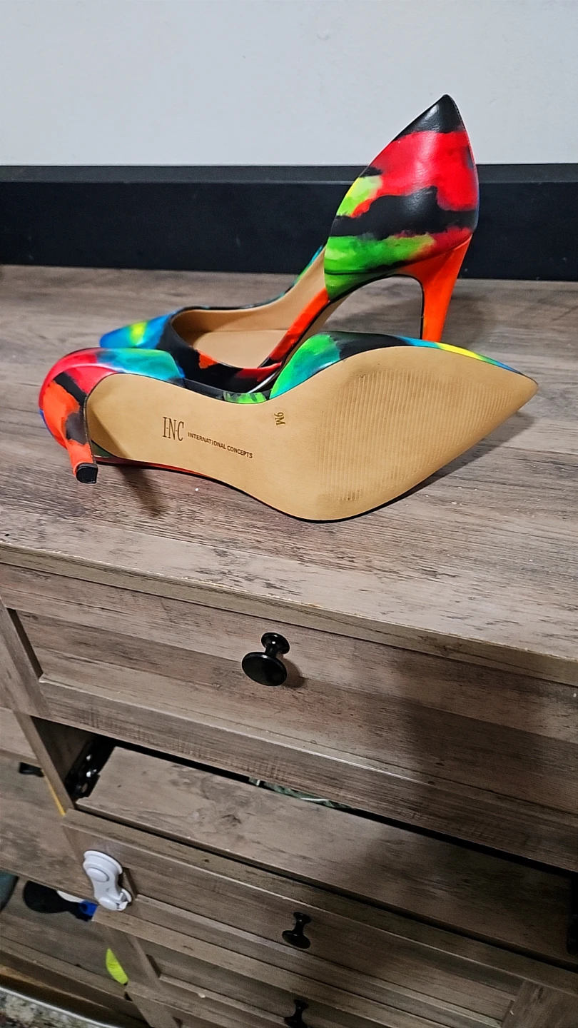 INC  Multicolor Abstract  Stiletto - photo 3