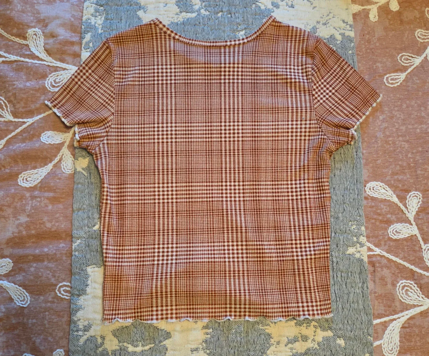 American Eagle Plaid Tee - photo 4