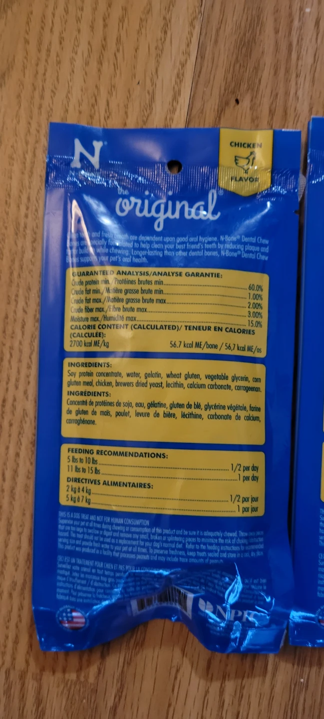 2 Packs of N-Bone The Original Chicken Dental Chews - photo 2