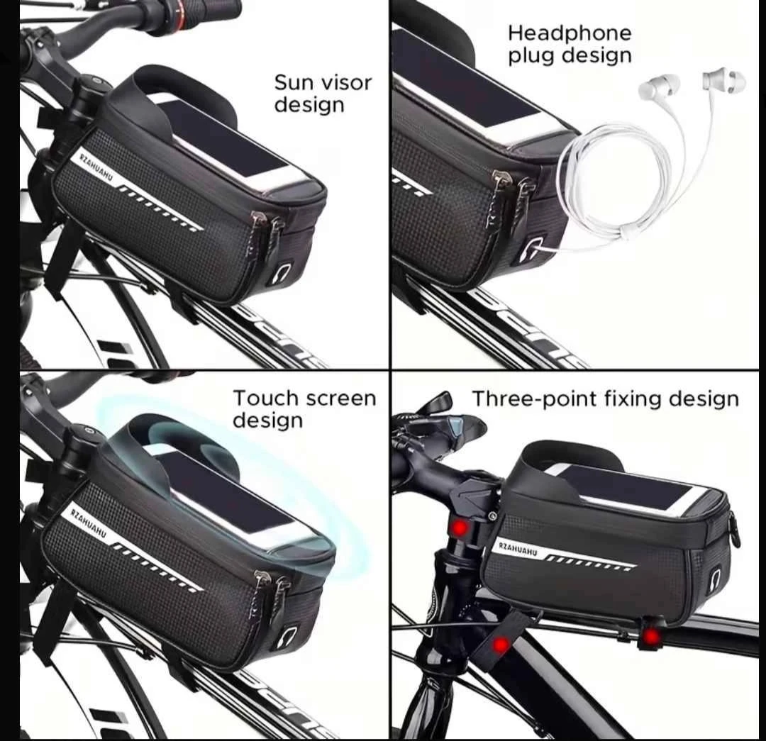 Phone holder bag mount bicycle ebike touch screen - photo 4