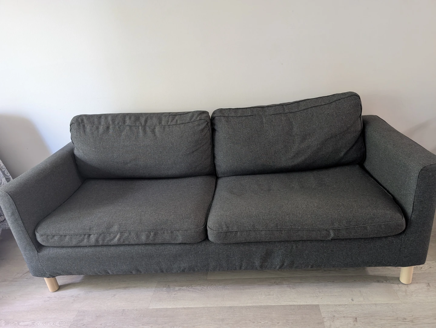 IKEA LINANÄS 3-Seat Sofa – Vissle Dark Grey