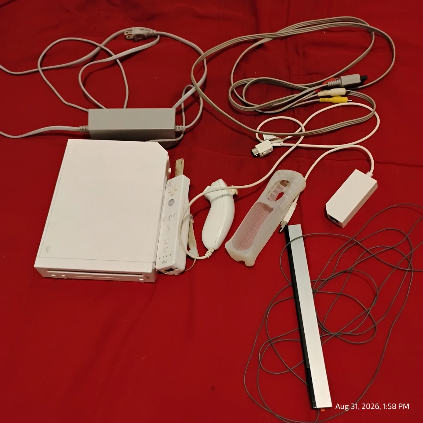 Nintendo Wii Console Bundle with Controllers and Accessories