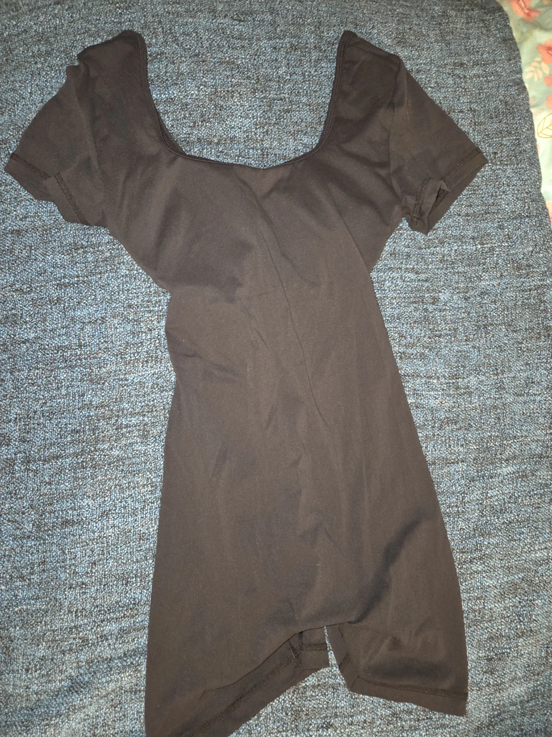 Black Leotard with Open Back