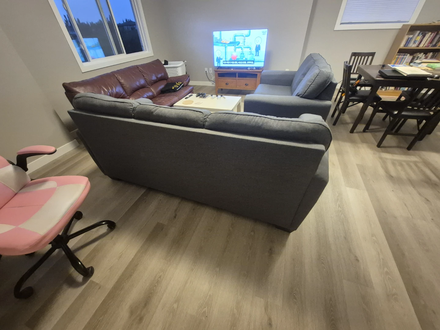 Grey Fabric Sofa - photo 2