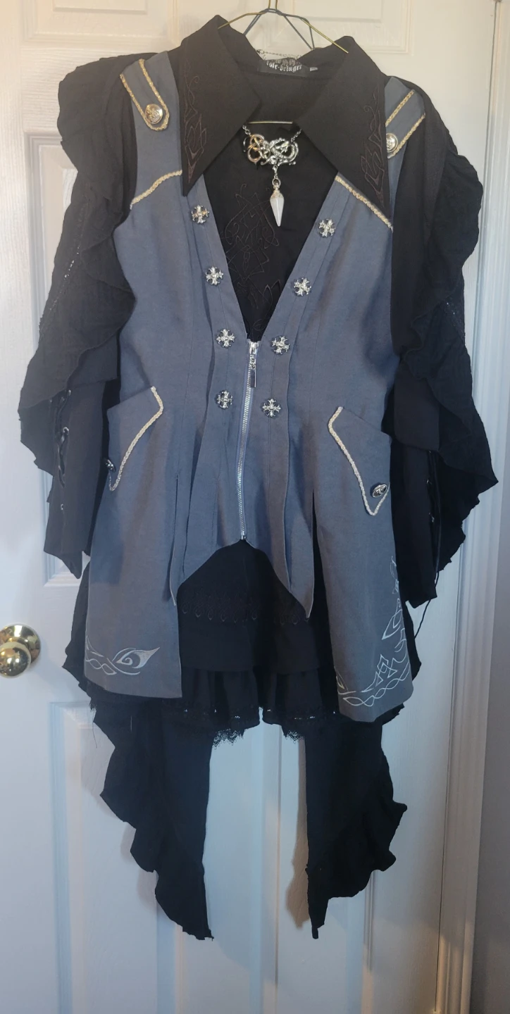 Knight of the Dragon Gothic Lolita Dress Set - photo 2