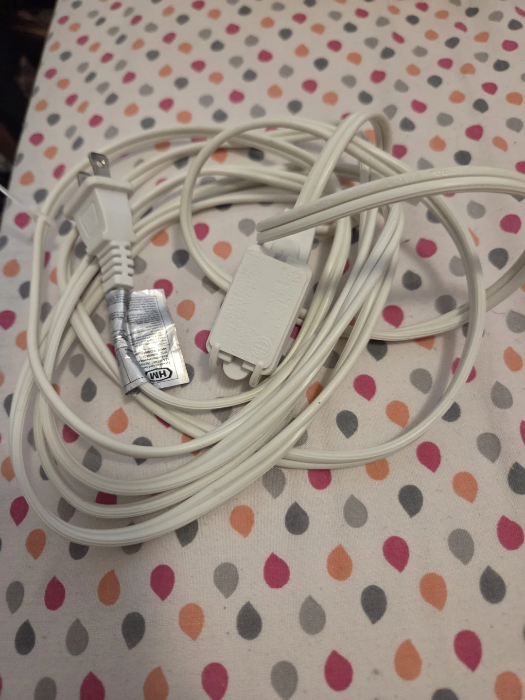 White Extension Cord - photo 4