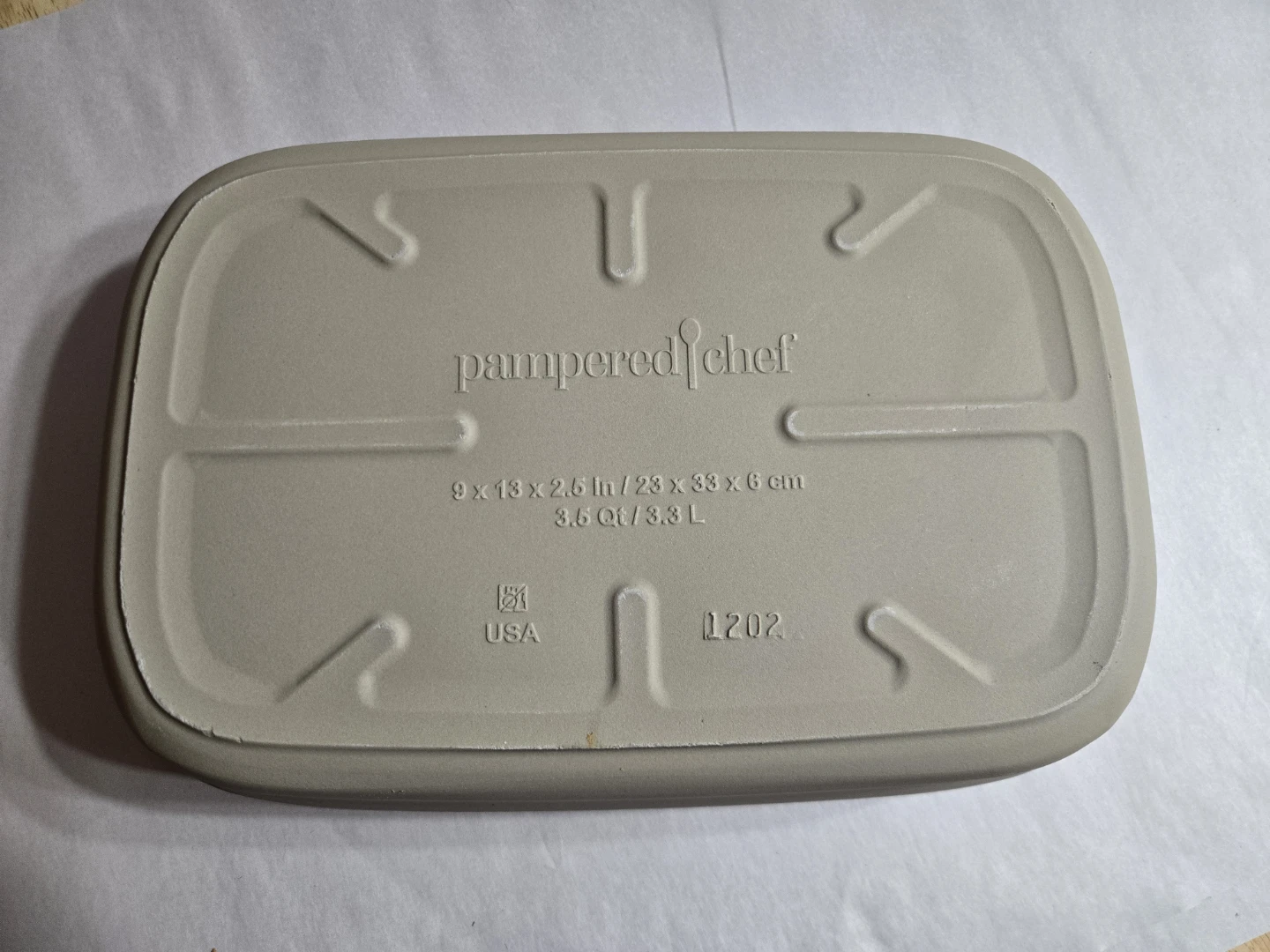 The Pampered Chef Stoneware Baking Pan - photo 3