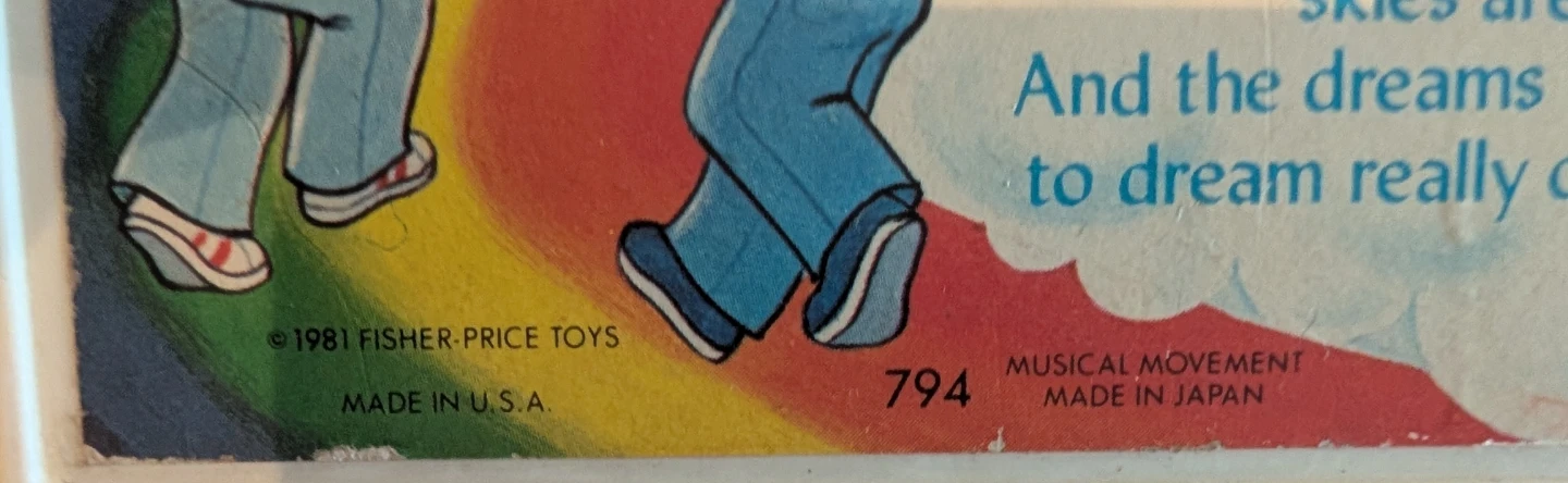 Fisher Price 1981 "Toto-A-Tune Music Box Radio - photo 3