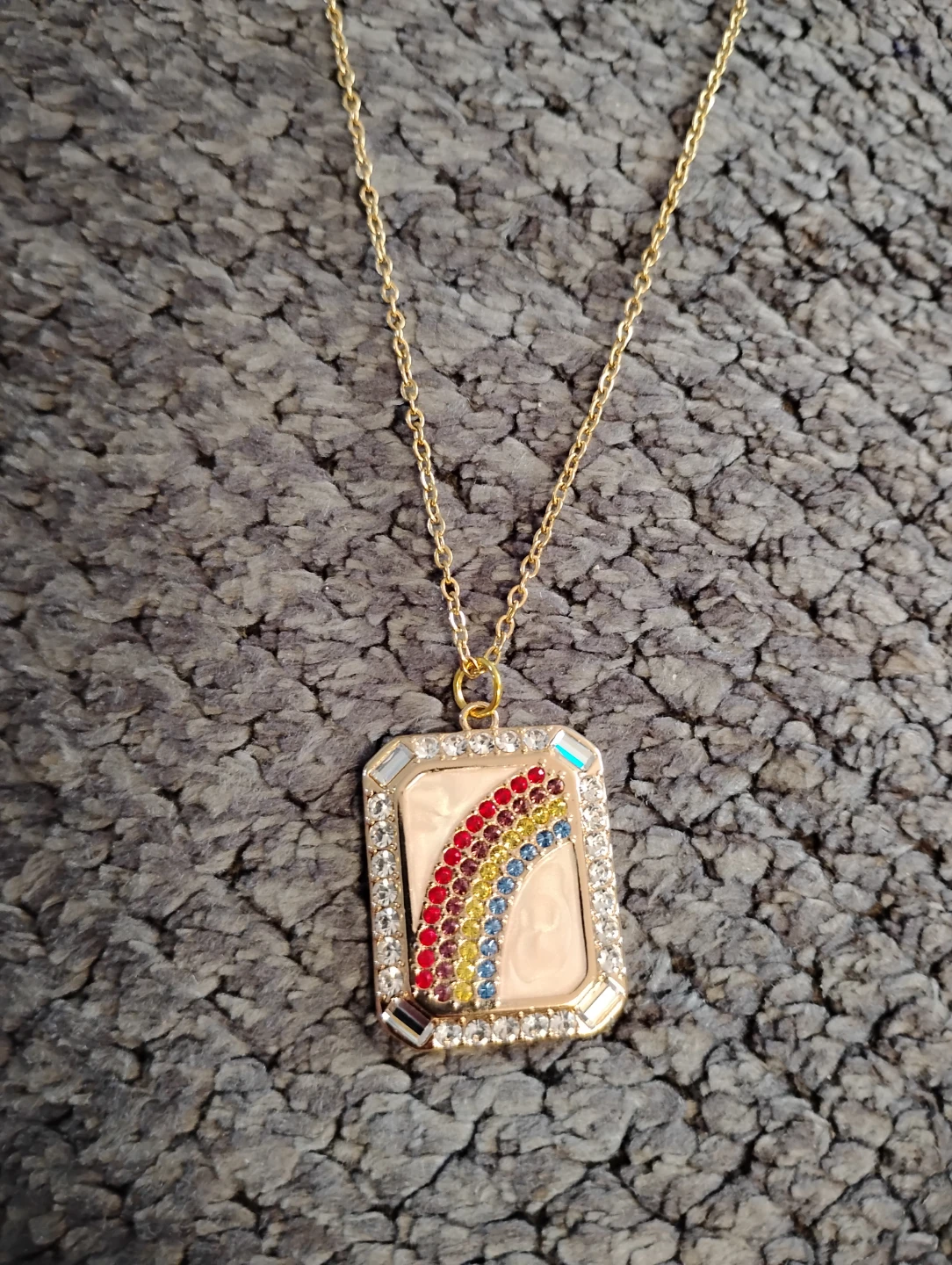 Rainbow Crystal Necklace