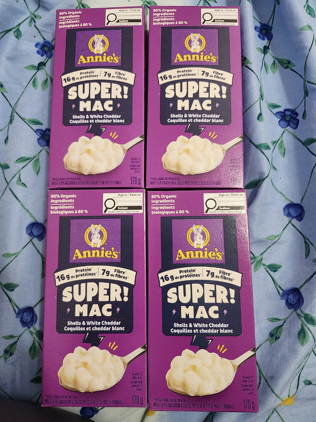 Annie's Super Mac! Shells & White Cheddar (4-Pack)