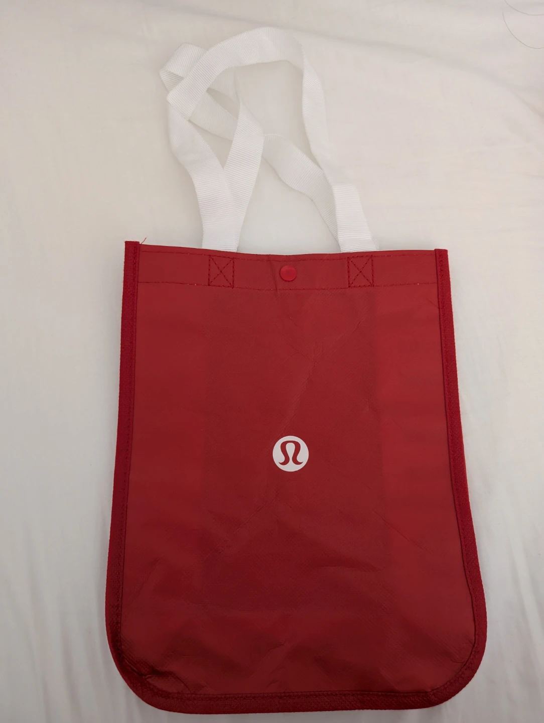 Lululemon Reusable Red Tote Grocery Shopping Bag