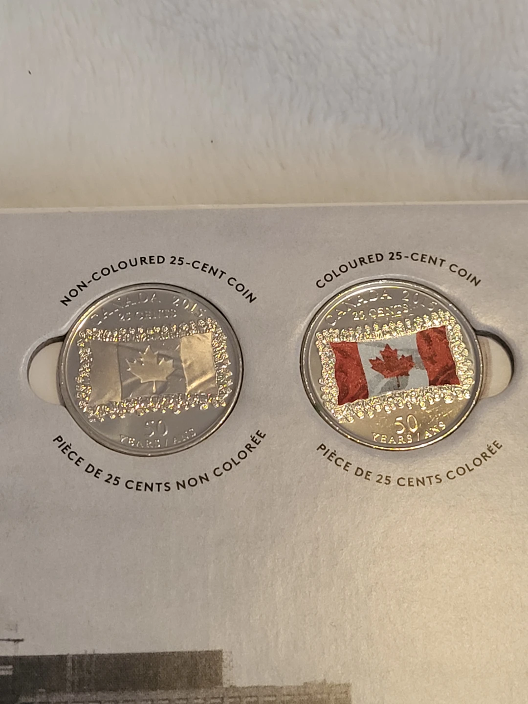 Minted Canadian 25 cent coins - photo 5
