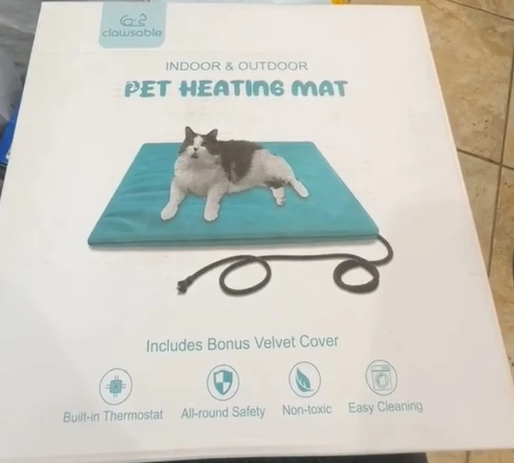 Clawsable Indoor & Outdoor Waterproof Pet Heating Mat