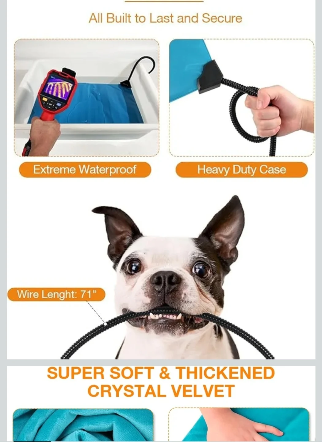 Clawsable Indoor & Outdoor Waterproof Pet Heating Mat - photo 4