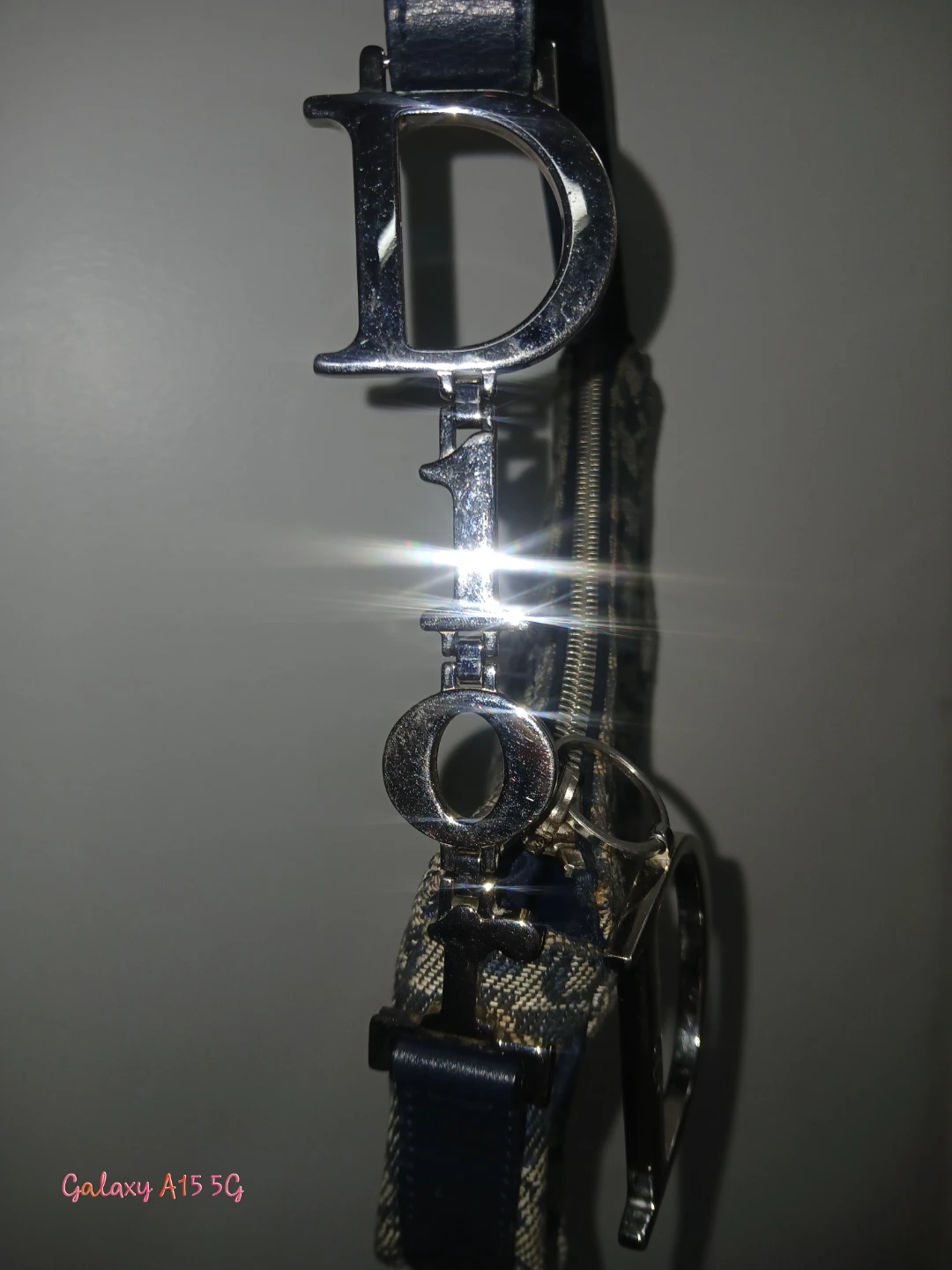 Dior Oblique Saddle Bag Mini Blue - photo 2