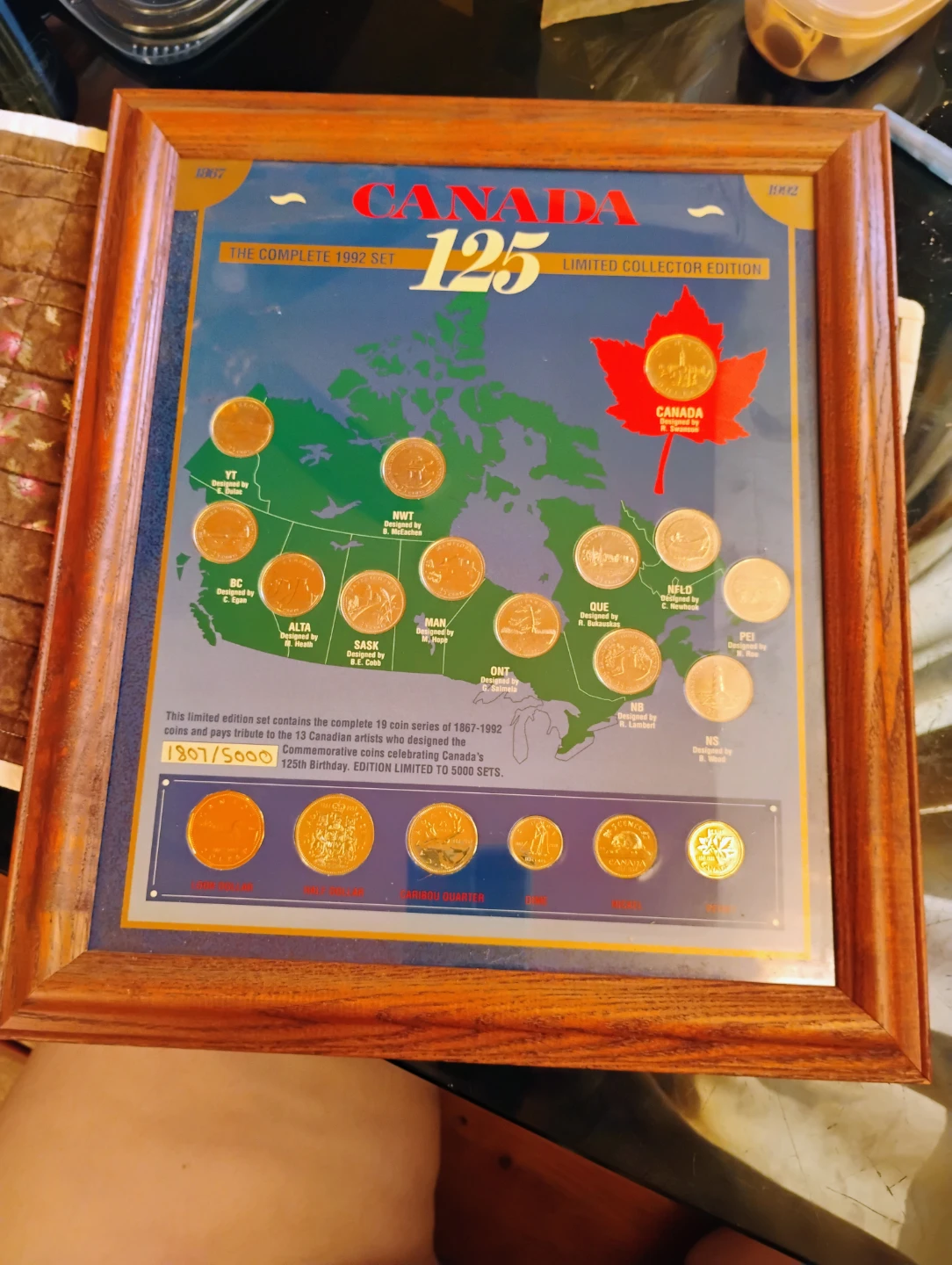 1992 Limited Edition 125th CAN Coin Set
