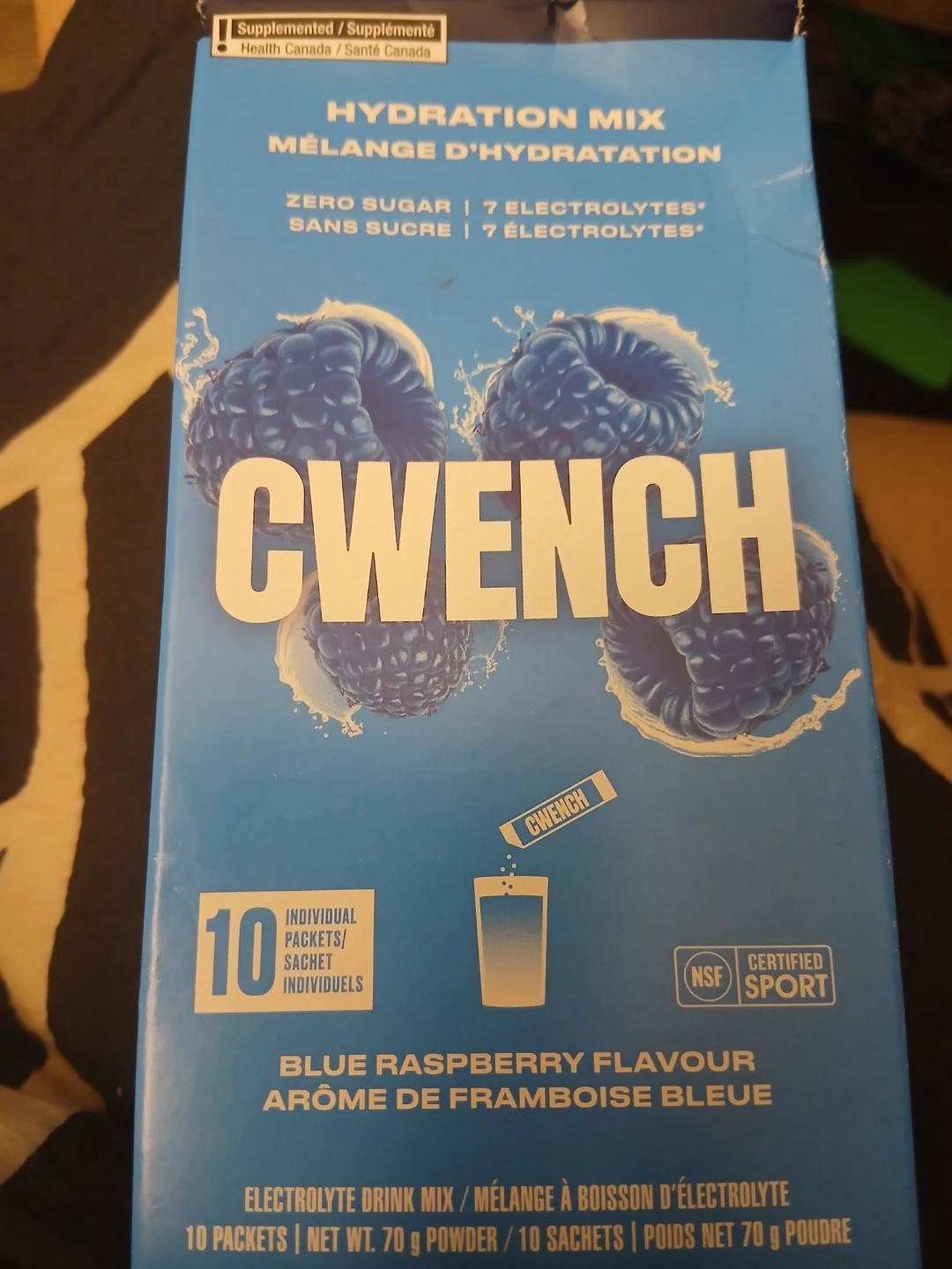 Cwench Hydration Mix Blue Raspberry Flavour