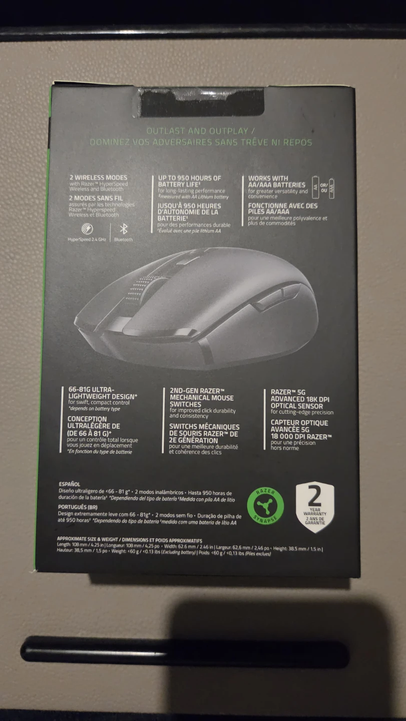 Razer Orochi V2 Mobile Wireless Gaming Mouse - photo 2