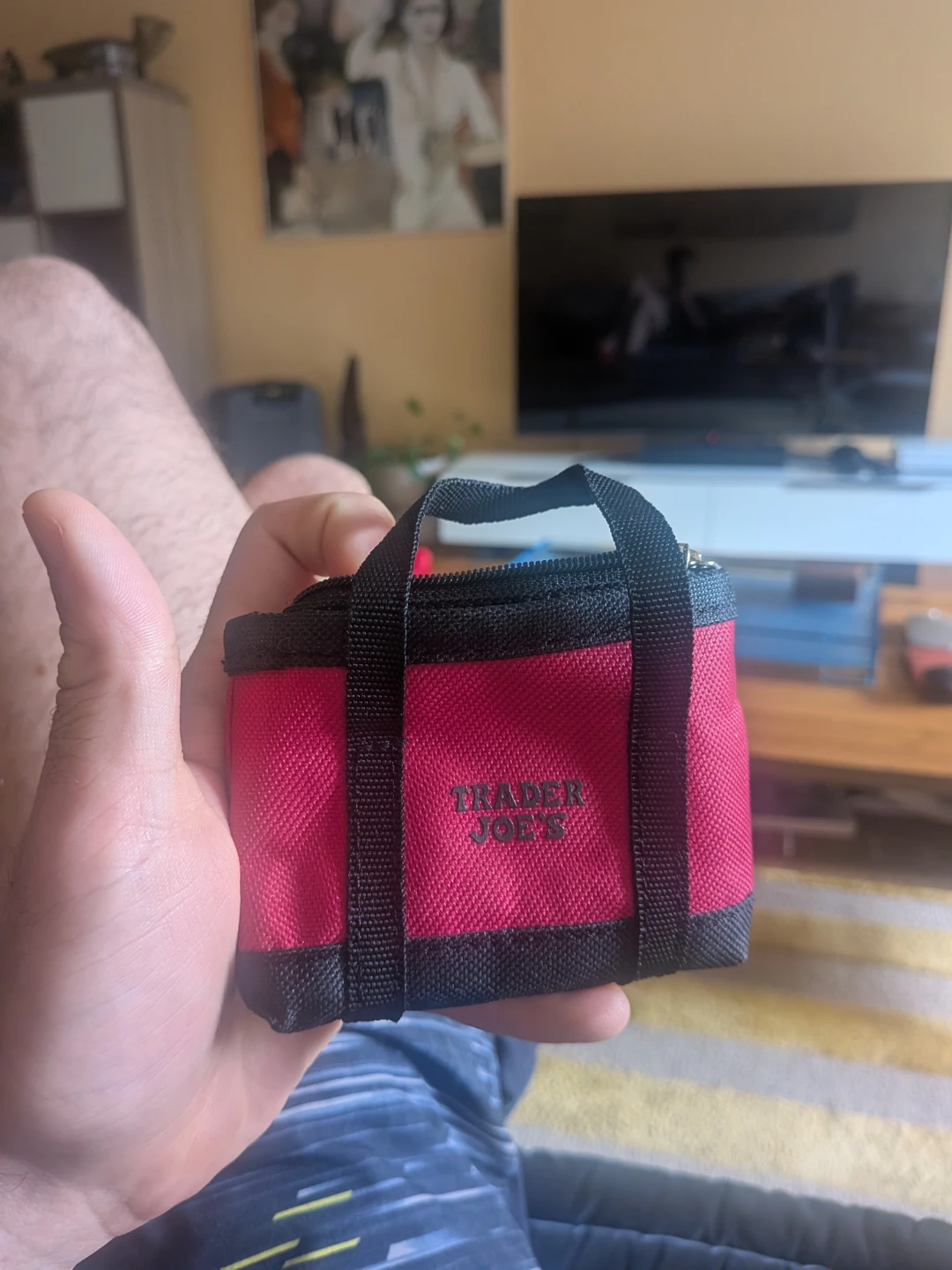 Trader Joe's Red Reusable Shopping Bag