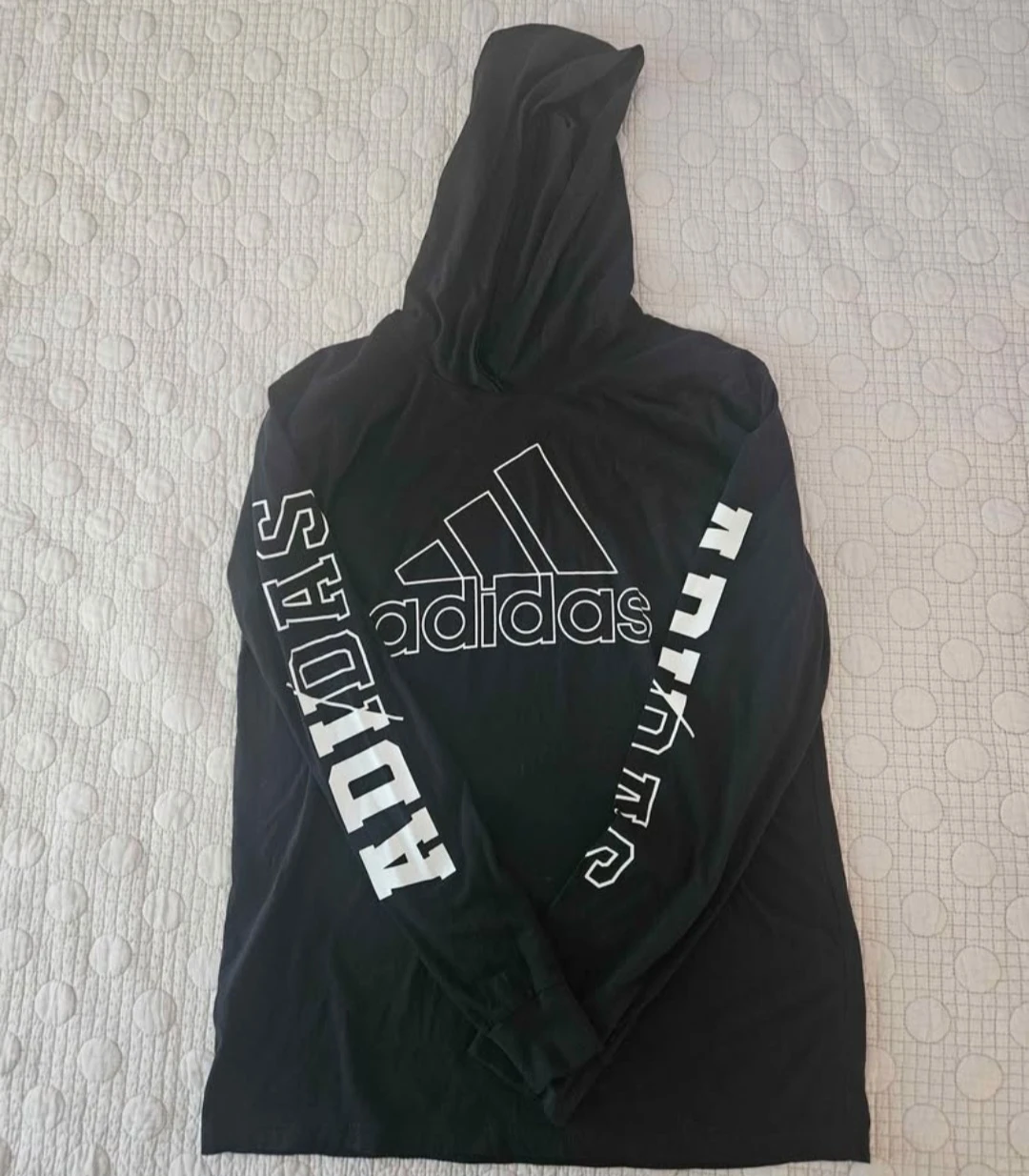 Adidas Black Hoodie - Youth XL