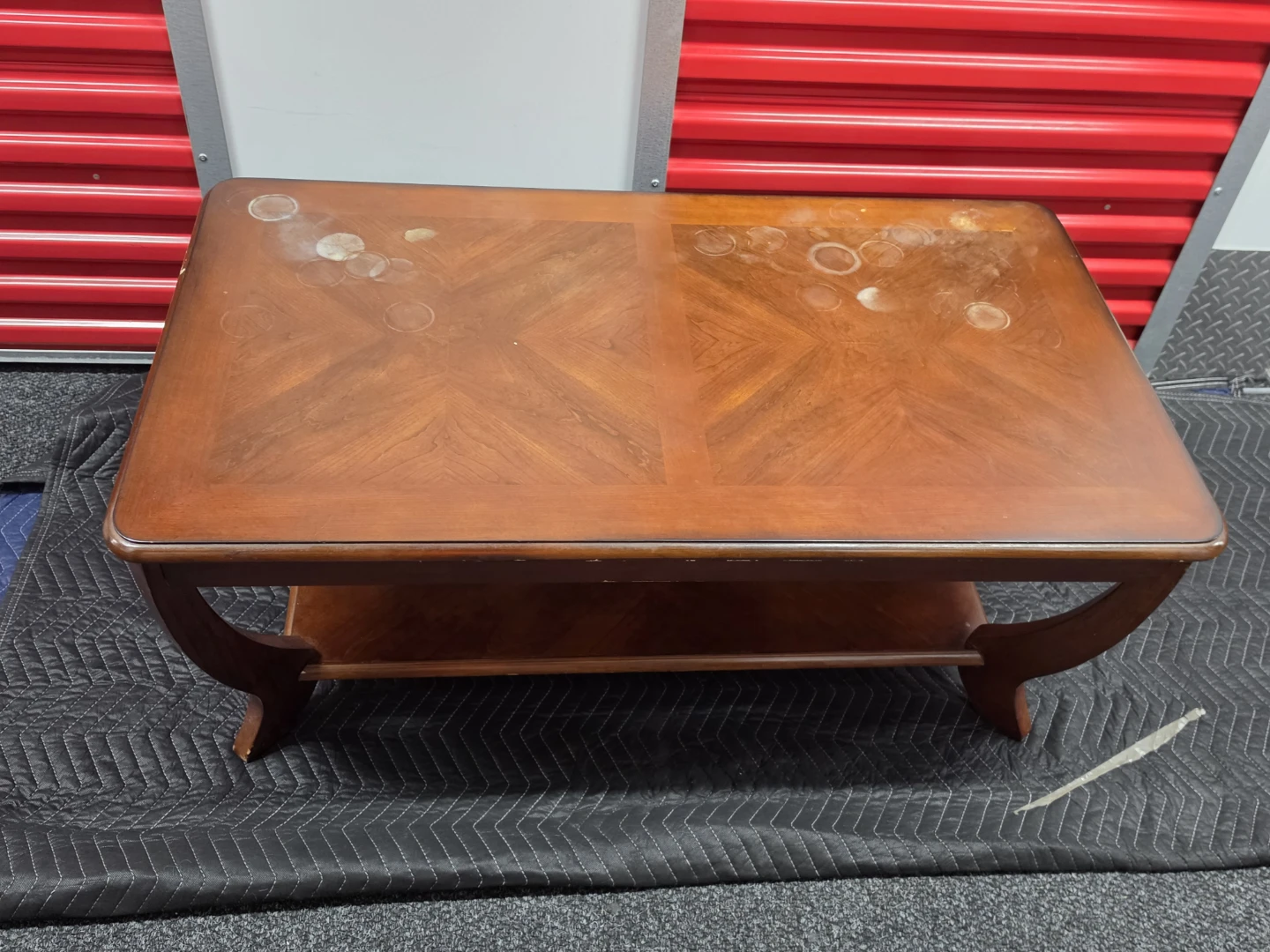 Wooden Coffee Table with Lower Shelf - photo 2