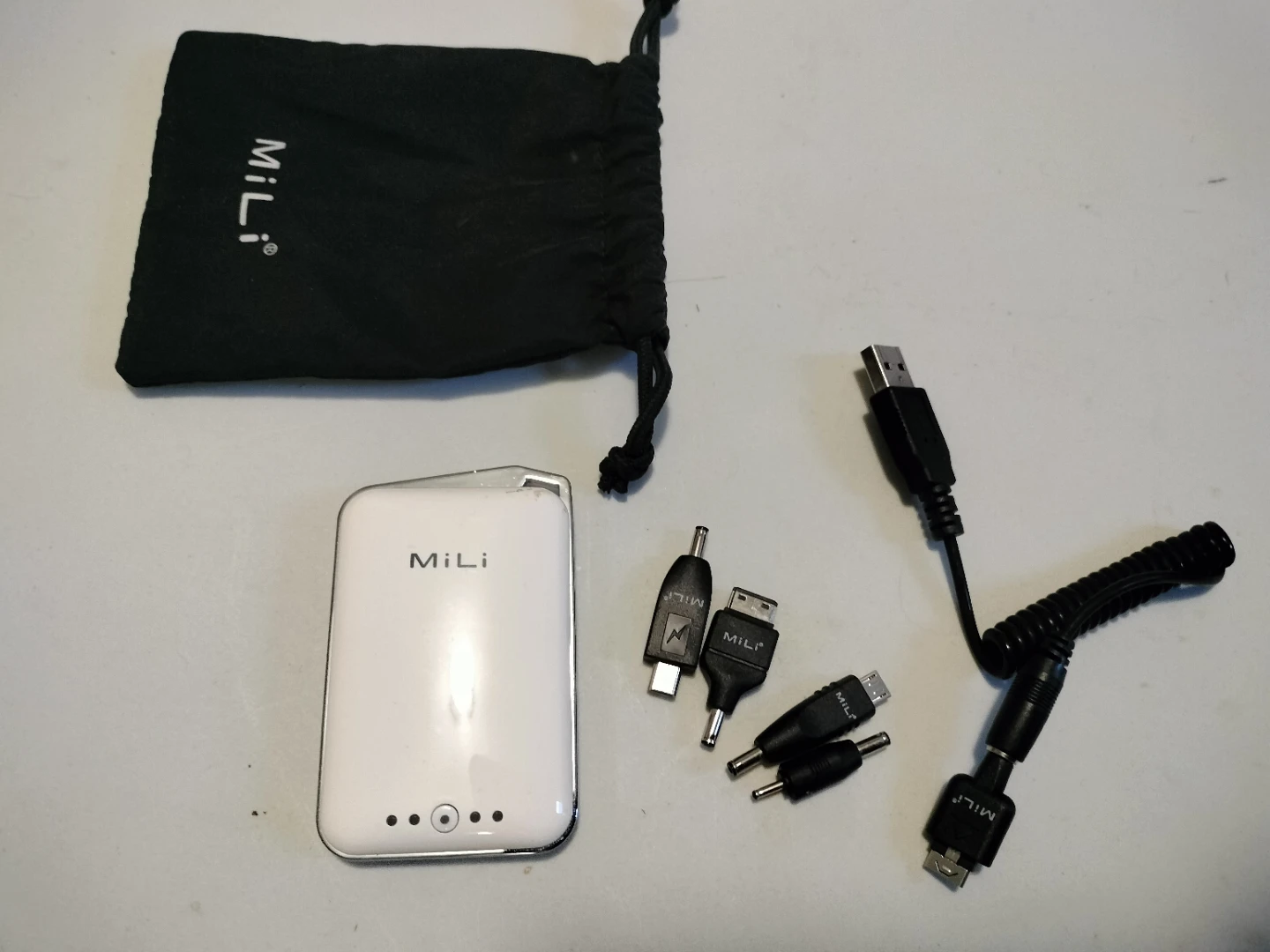 MiLi Power Bank with Accessories