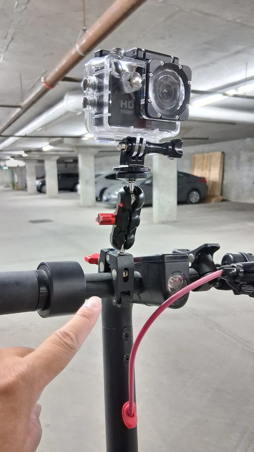 phone holder clamp Insta360 GoPro ebike escooter motorcycle - photo 2
