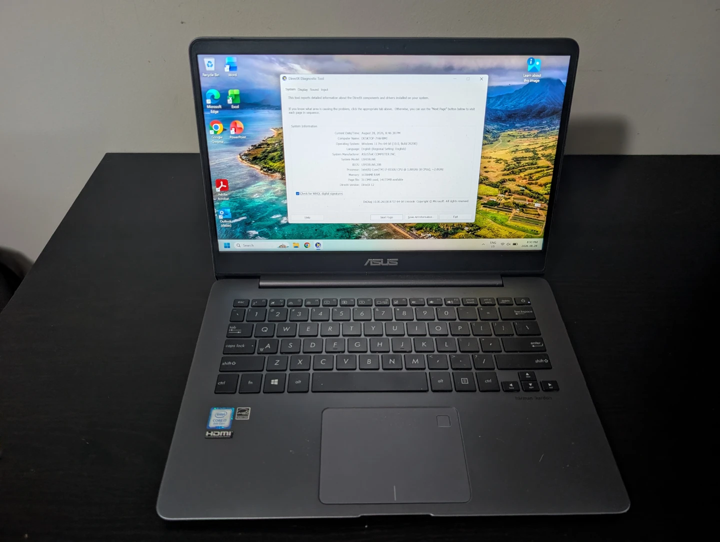 ASUS 14" Laptop (UX430UAR)