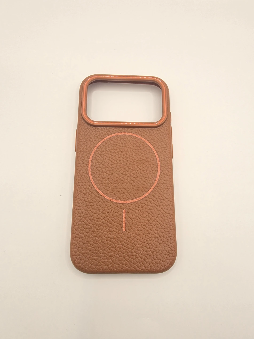 Brown Textured Magnetic iPhone 16/17 Pro, 16Pro Max