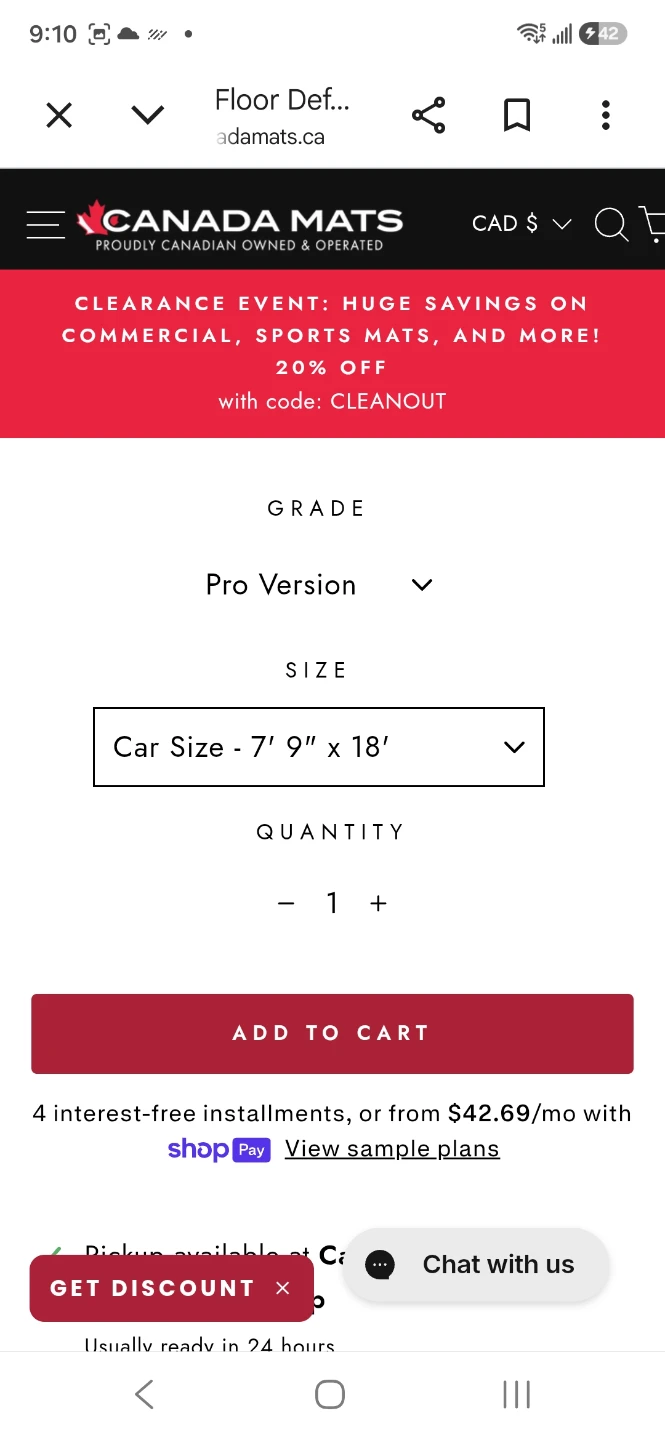 Canada Mats Car Floor Mat - photo 2