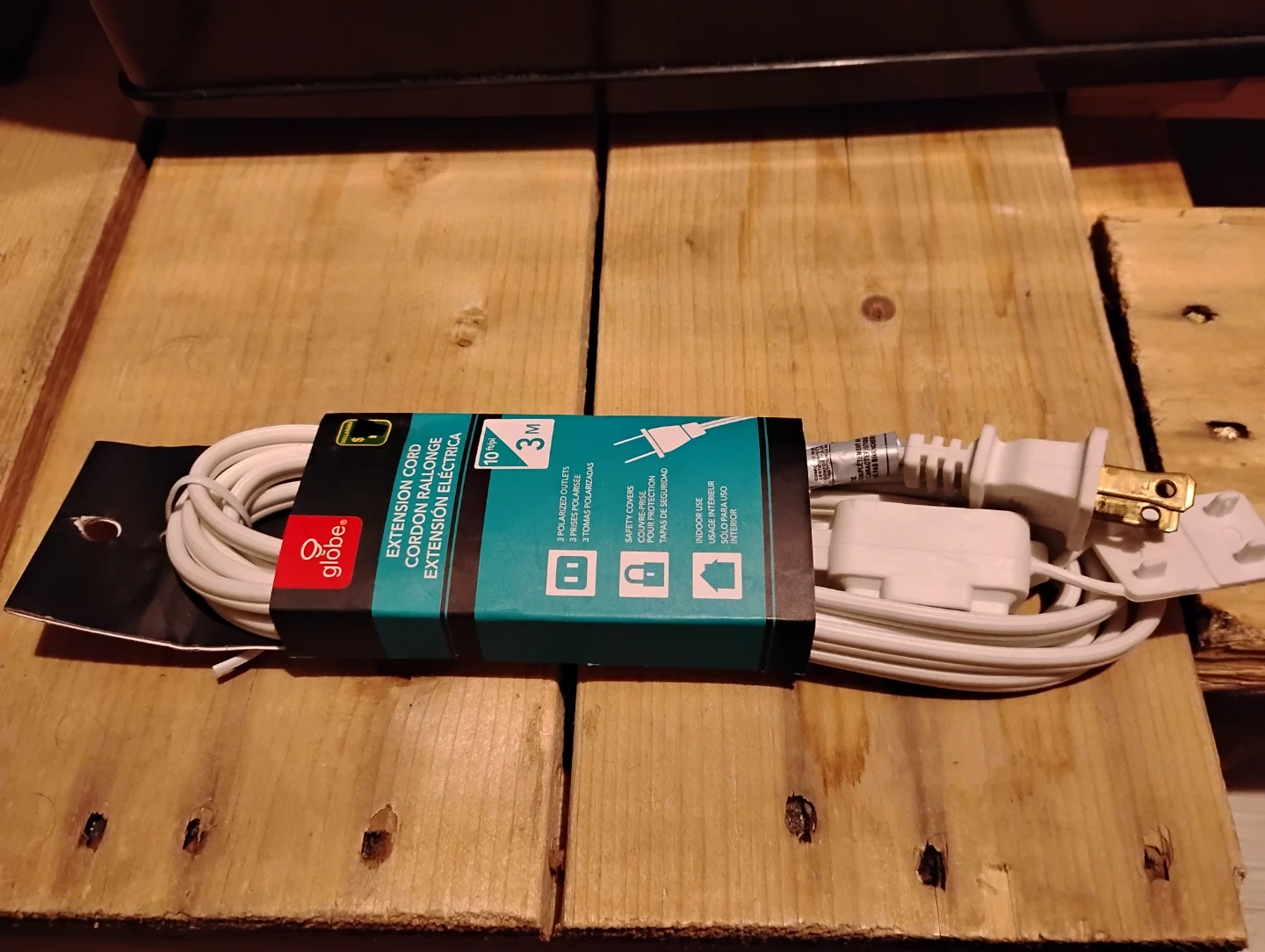 Globe Extension Cord - 3M White