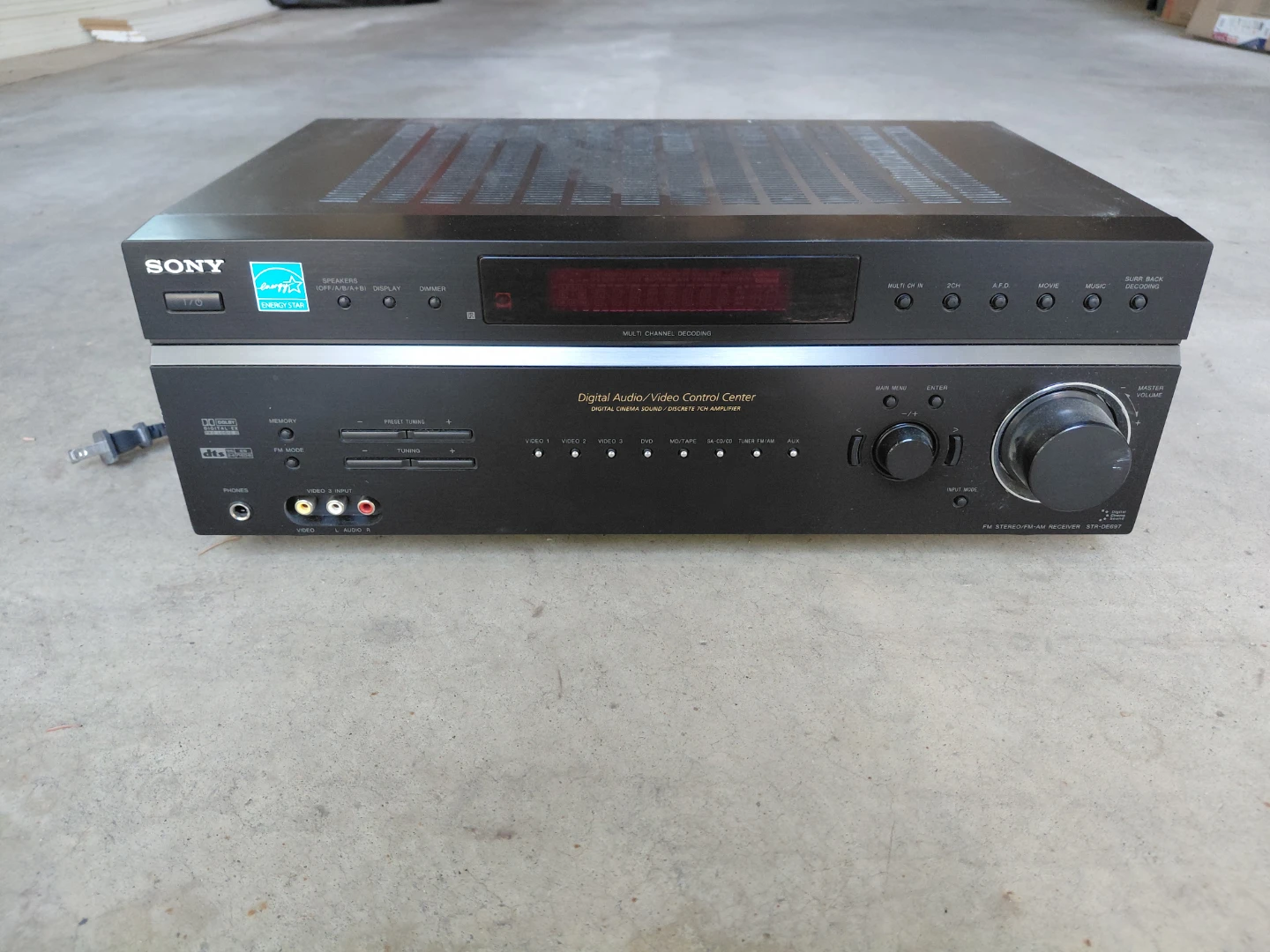 Sony STR-DE697 7.1 Channel Audio/Video Receiver