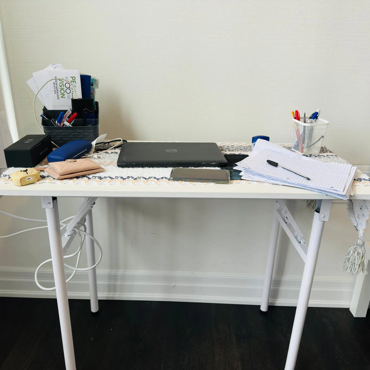 White Folding Desk Table - photo 5
