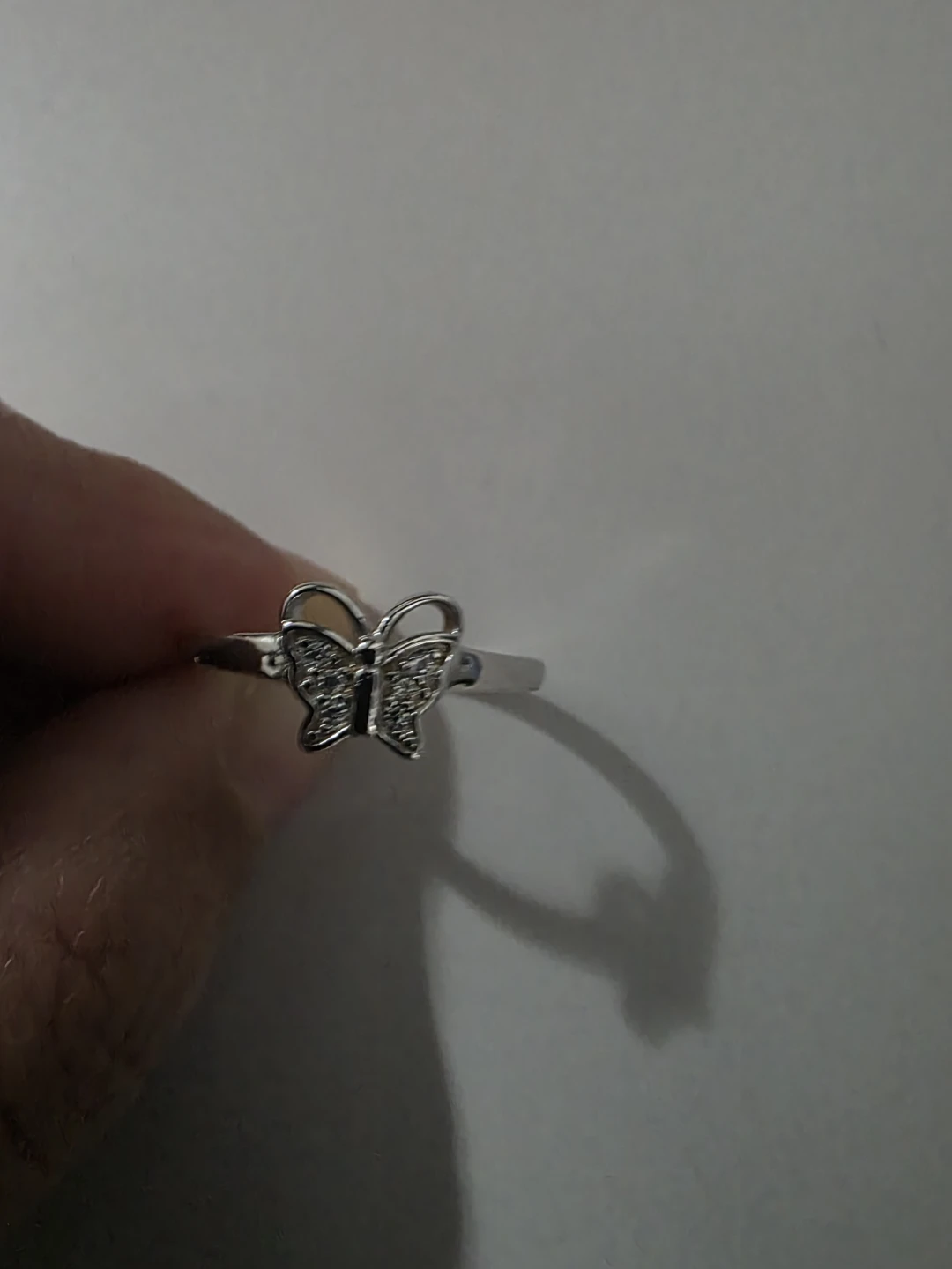 Brand New 925 Sterling Silver Butterfly Ring - Size 8