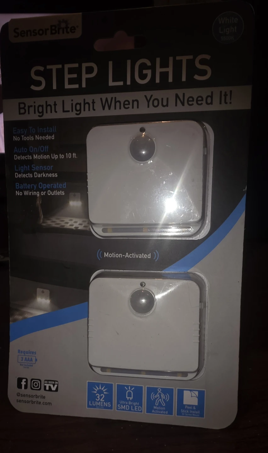 Sensor Brite Step Lights (2-Pack)