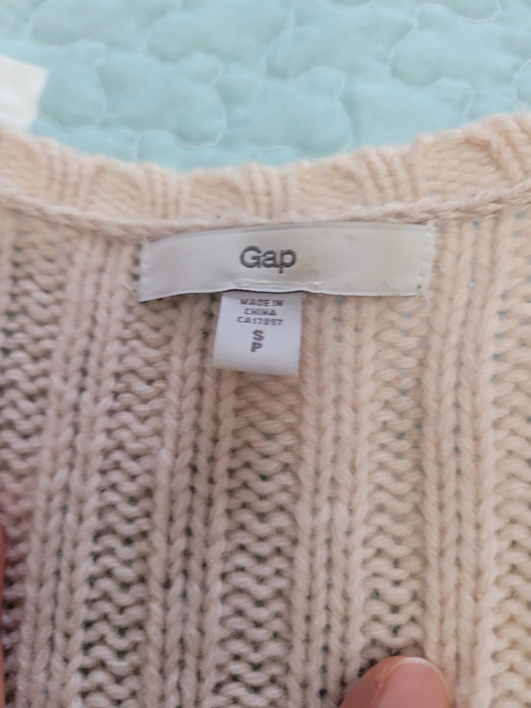 Gap Women's Beige Knit Vest Size S - photo 4